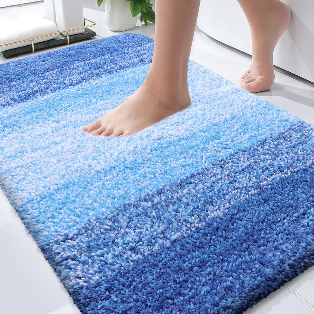 Plush Quick-Dry Absorbent Microfiber Bathroom Mat