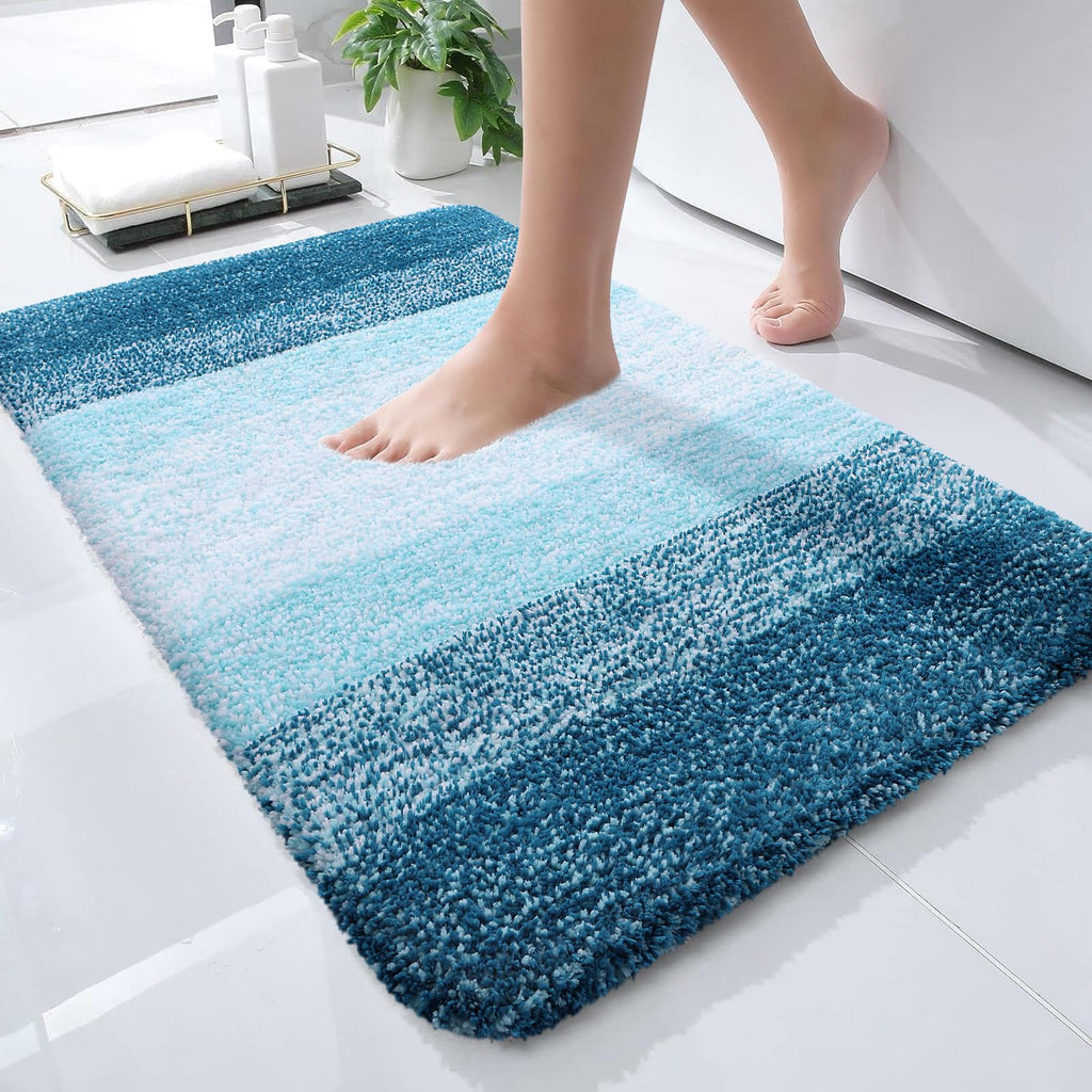 Plush Quick-Dry Absorbent Microfiber Bathroom Mat