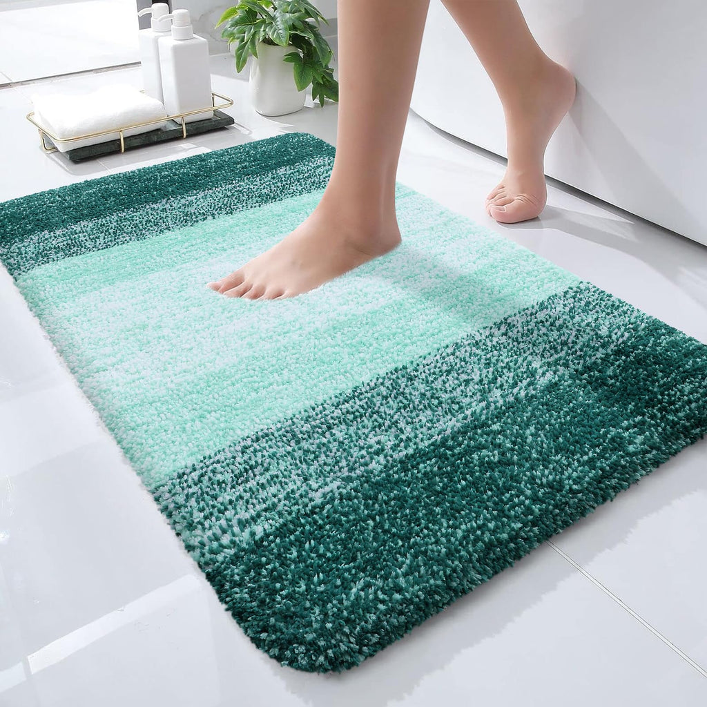 Plush Quick-Dry Absorbent Microfiber Bathroom Mat