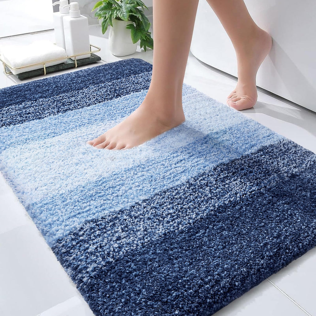 Plush Quick-Dry Absorbent Microfiber Bathroom Mat
