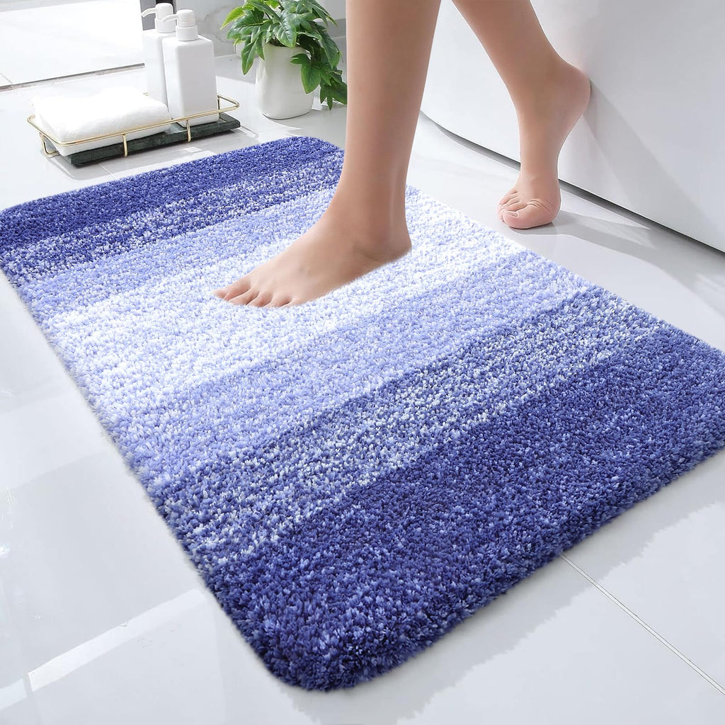 Plush Quick-Dry Absorbent Microfiber Bathroom Mat
