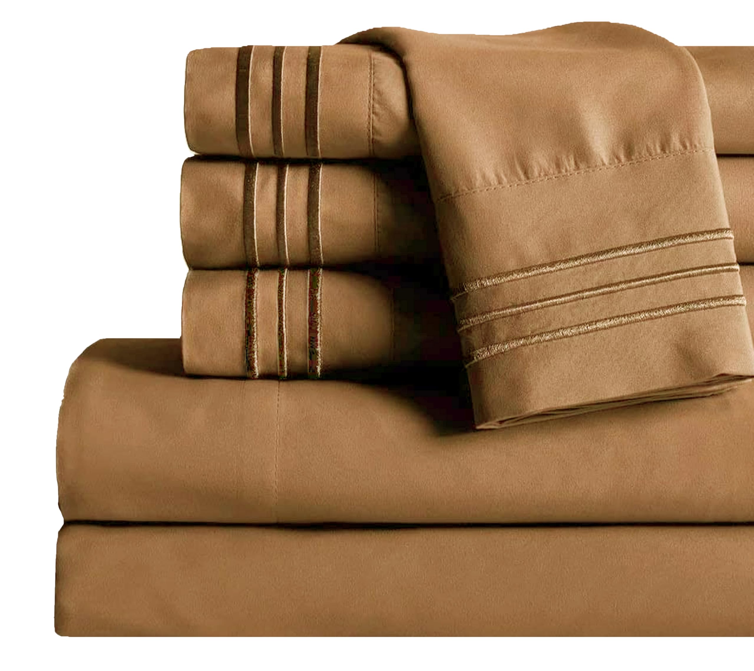 Hotel-Style Cooling Deep-Pocket Sheet Set, 6 Pieces