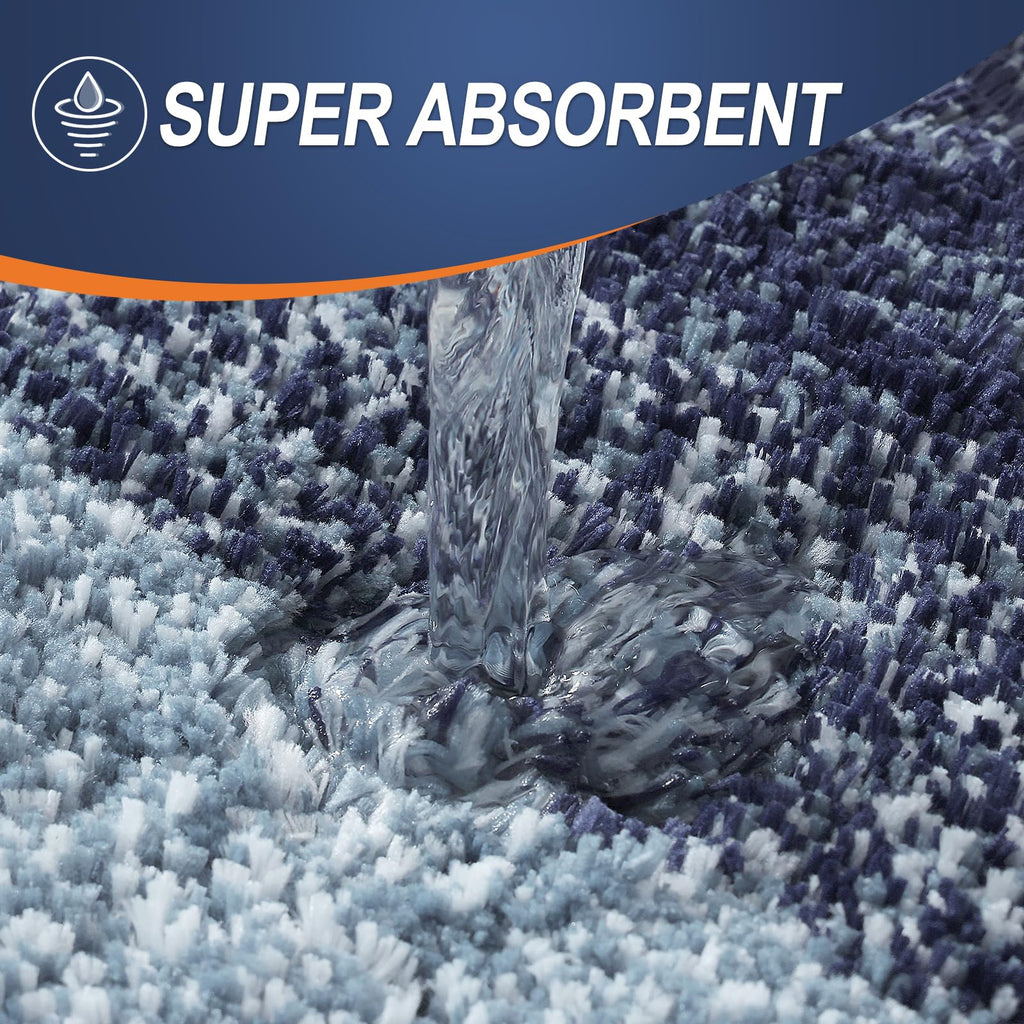 Plush Quick-Dry Absorbent Microfiber Bathroom Mat