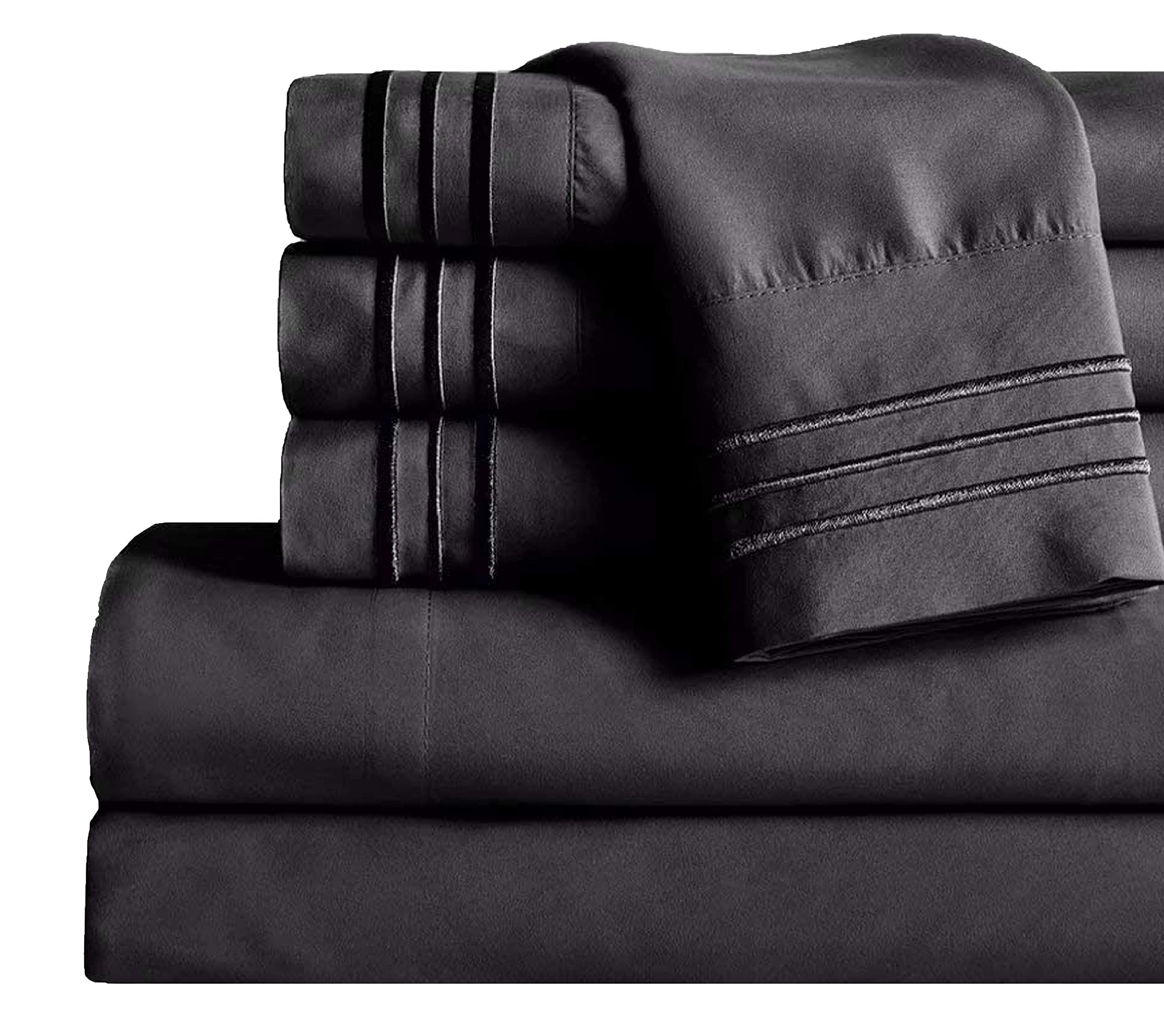 Hotel-Style Cooling Deep-Pocket Sheet Set, 6 Pieces