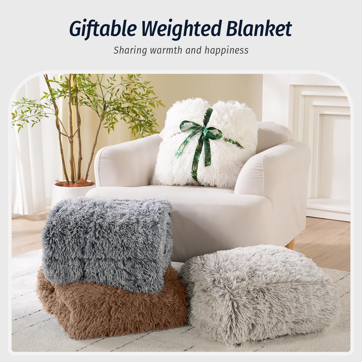 Wemore Shaggy Faux Fur Cozy Blanket