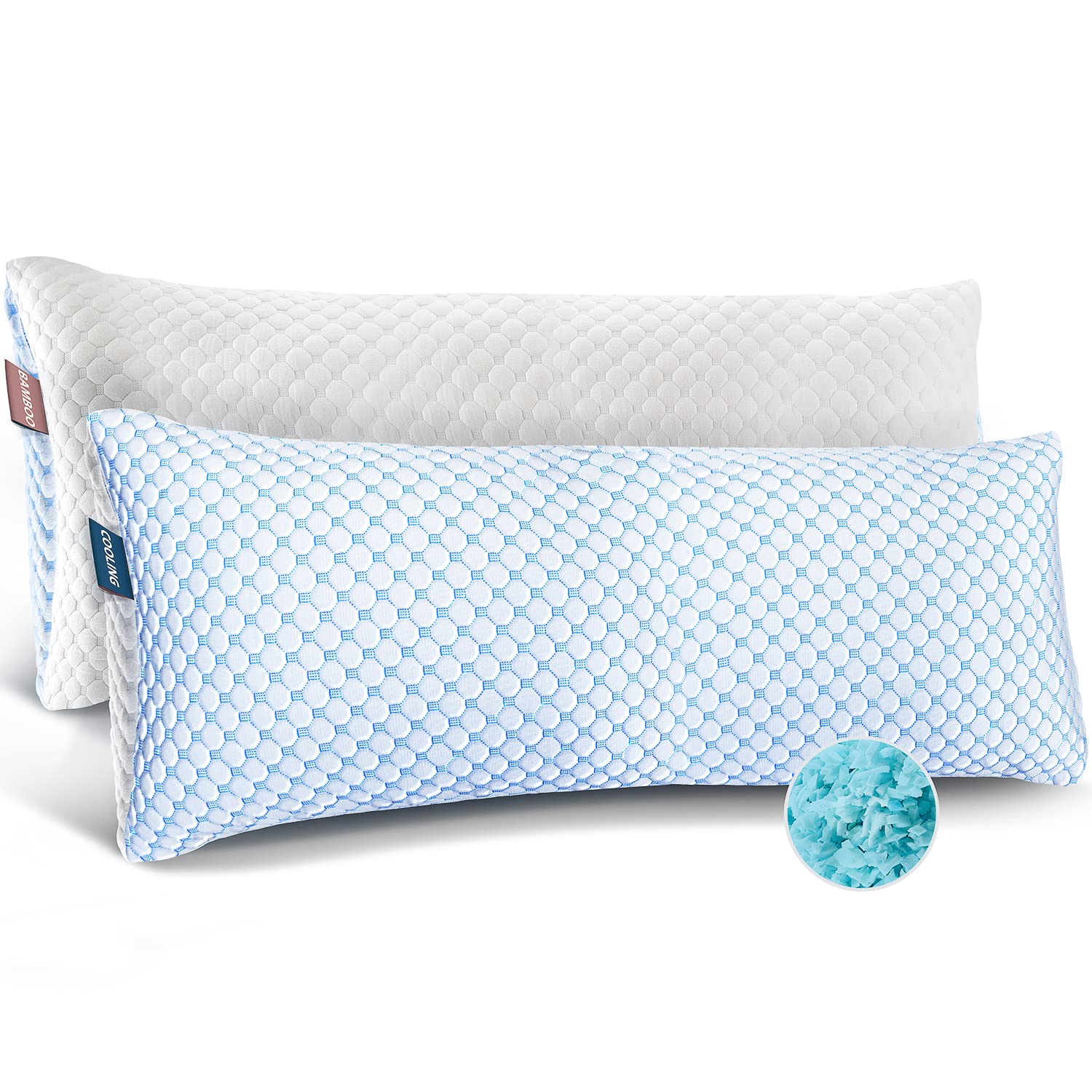 Adjustable Gel Memory Foam Cooling Bed Pillow