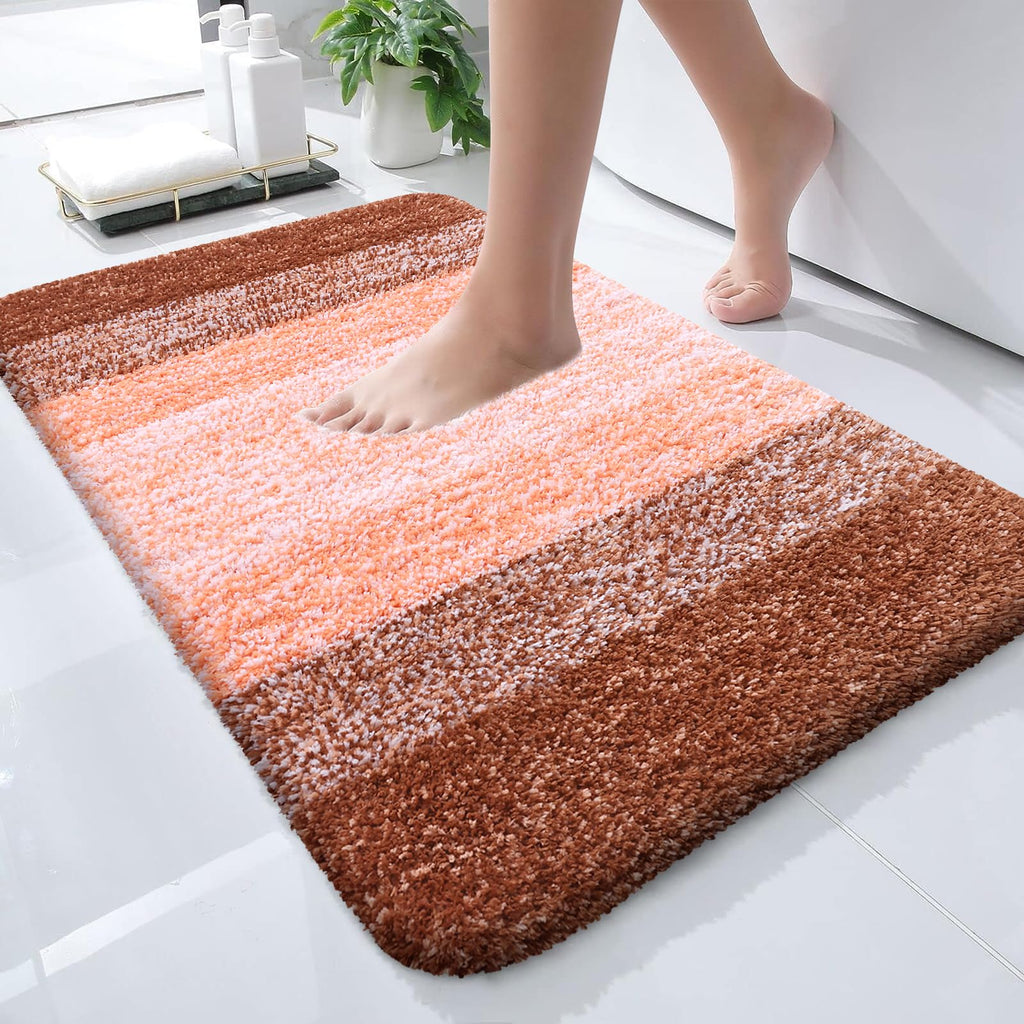 Plush Quick-Dry Absorbent Microfiber Bathroom Mat