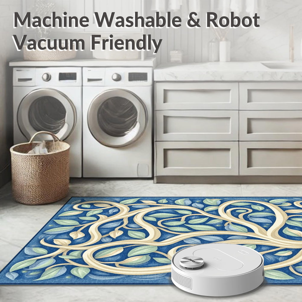 Washable Non-Slip Stain-Resistant Indoor Area Rug