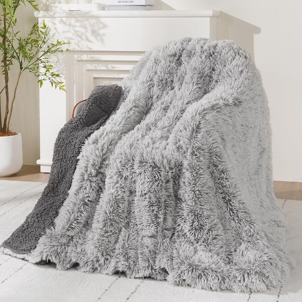 Wemore Shaggy Faux Fur Cozy Blanket