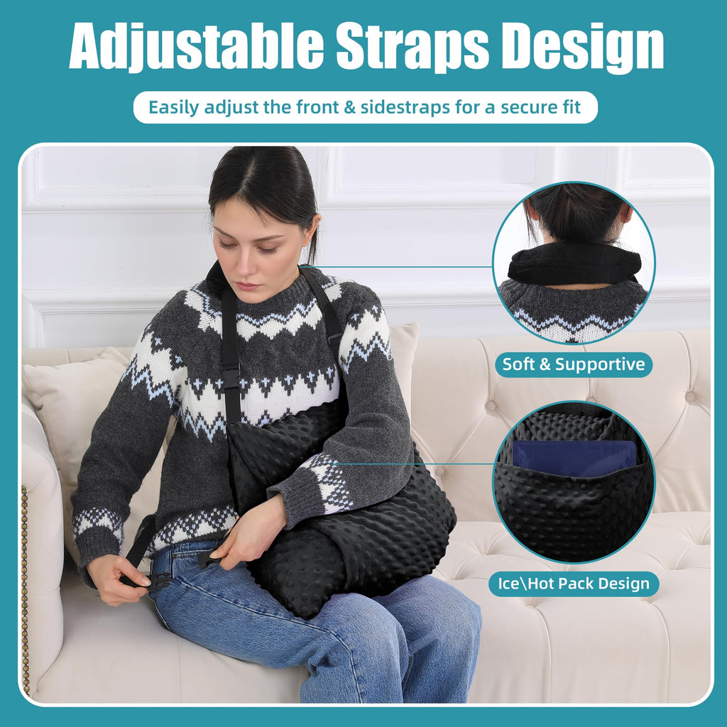 Post-Surgery Shredded Memory Foam Recovery Pillow Set