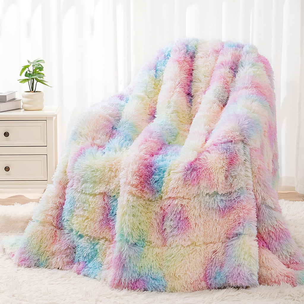 Wemore Shaggy Faux Fur Cozy Blanket