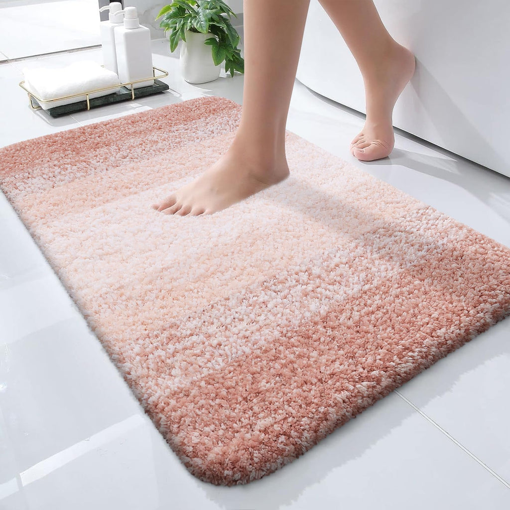 Plush Quick-Dry Absorbent Microfiber Bathroom Mat