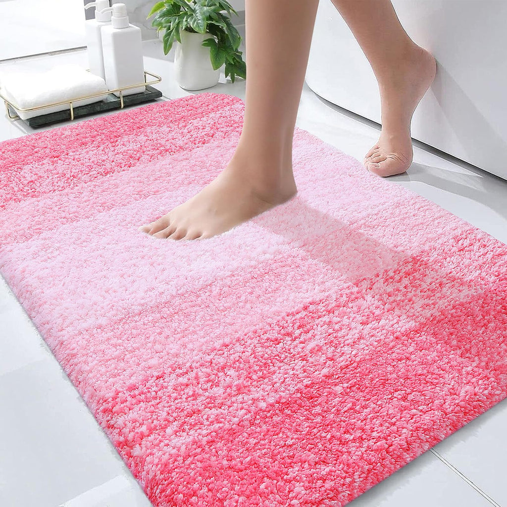 Plush Quick-Dry Absorbent Microfiber Bathroom Mat