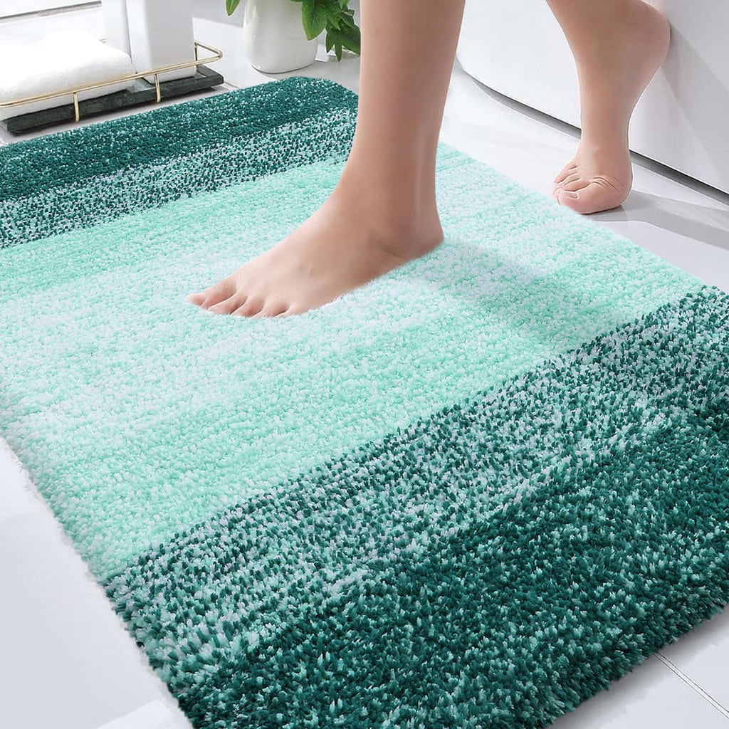 Plush Quick-Dry Absorbent Microfiber Bathroom Mat