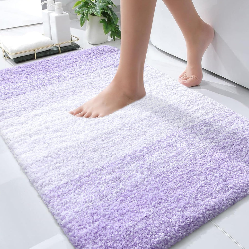 Plush Quick-Dry Absorbent Microfiber Bathroom Mat