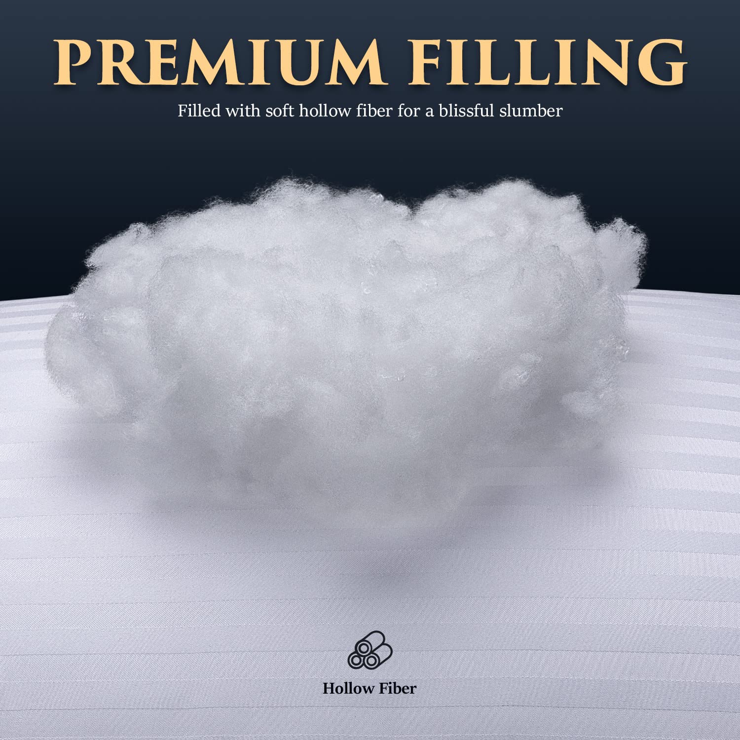 Premium Down-Alternative Bed Pillow for All Sleepers