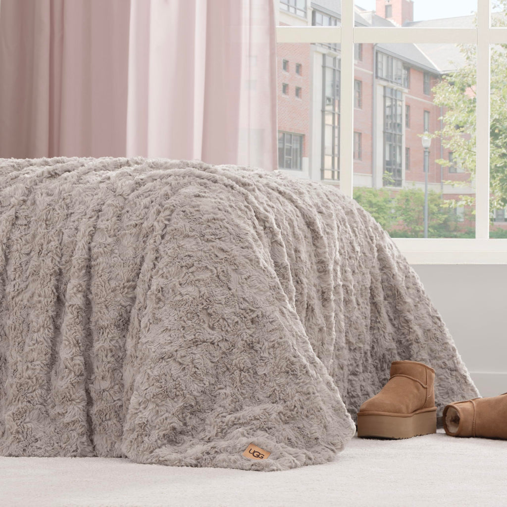 UGG Faux Fur Bed Blanket