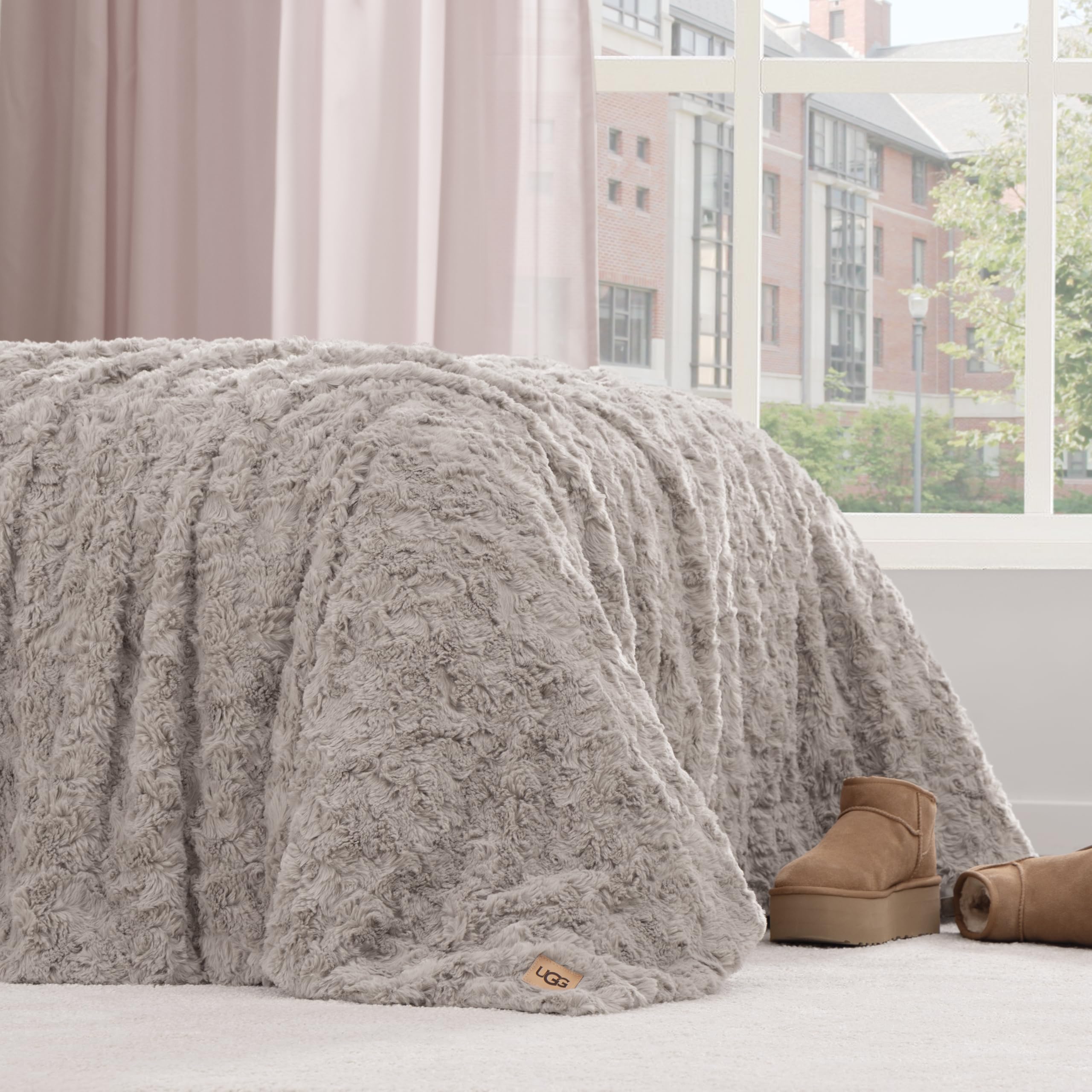 UGG Faux Fur Bed Blanket