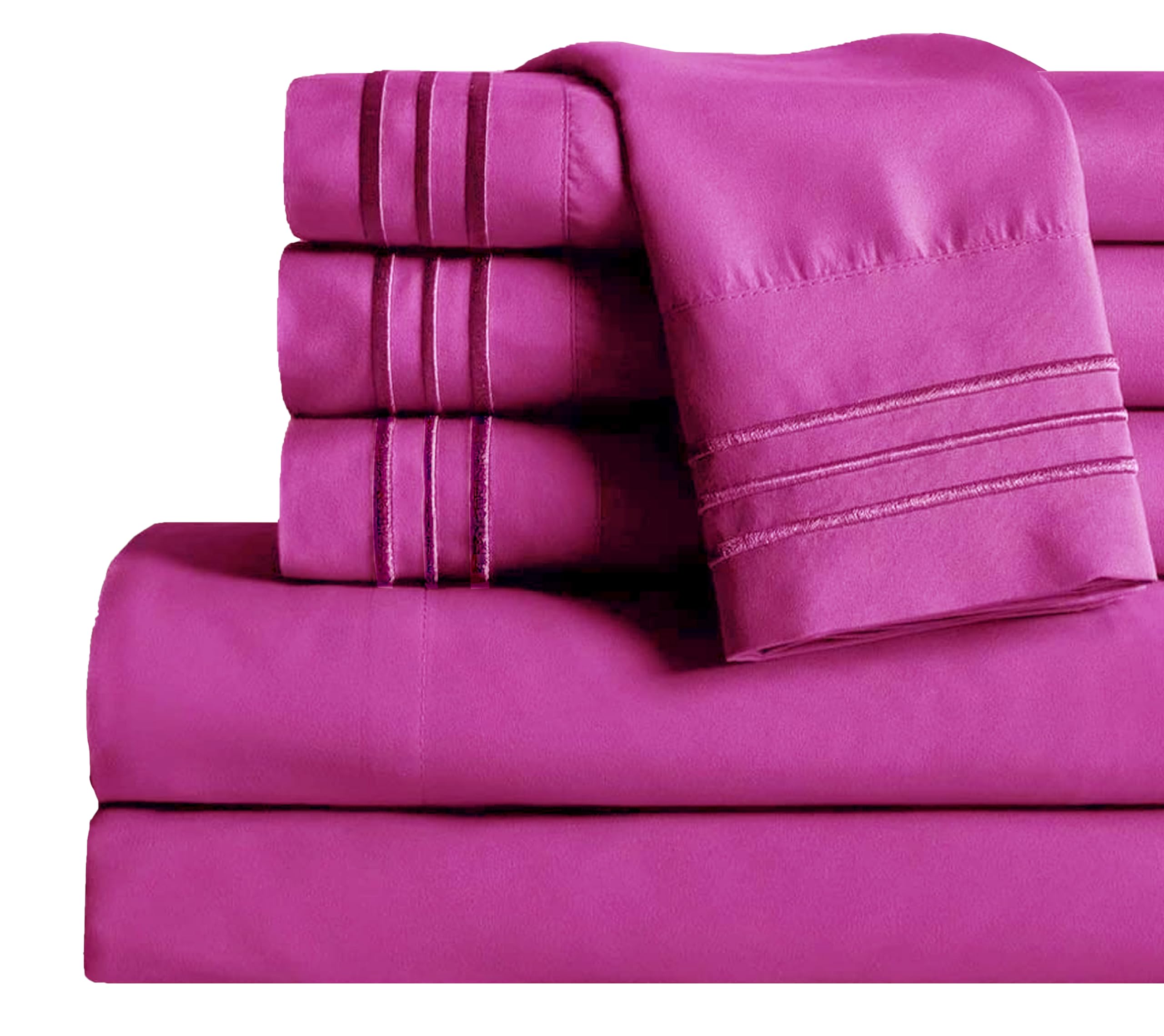 Hotel-Style Cooling Deep-Pocket Sheet Set, 6 Pieces