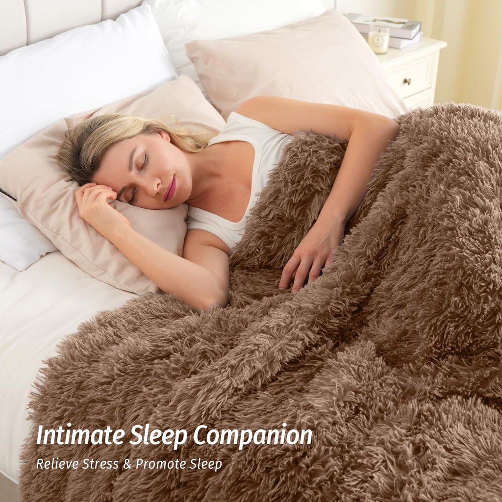 Wemore Shaggy Faux Fur Cozy Blanket