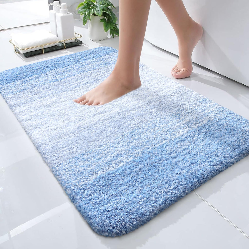 Plush Quick-Dry Absorbent Microfiber Bathroom Mat
