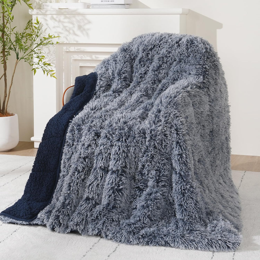 Wemore Shaggy Faux Fur Cozy Blanket