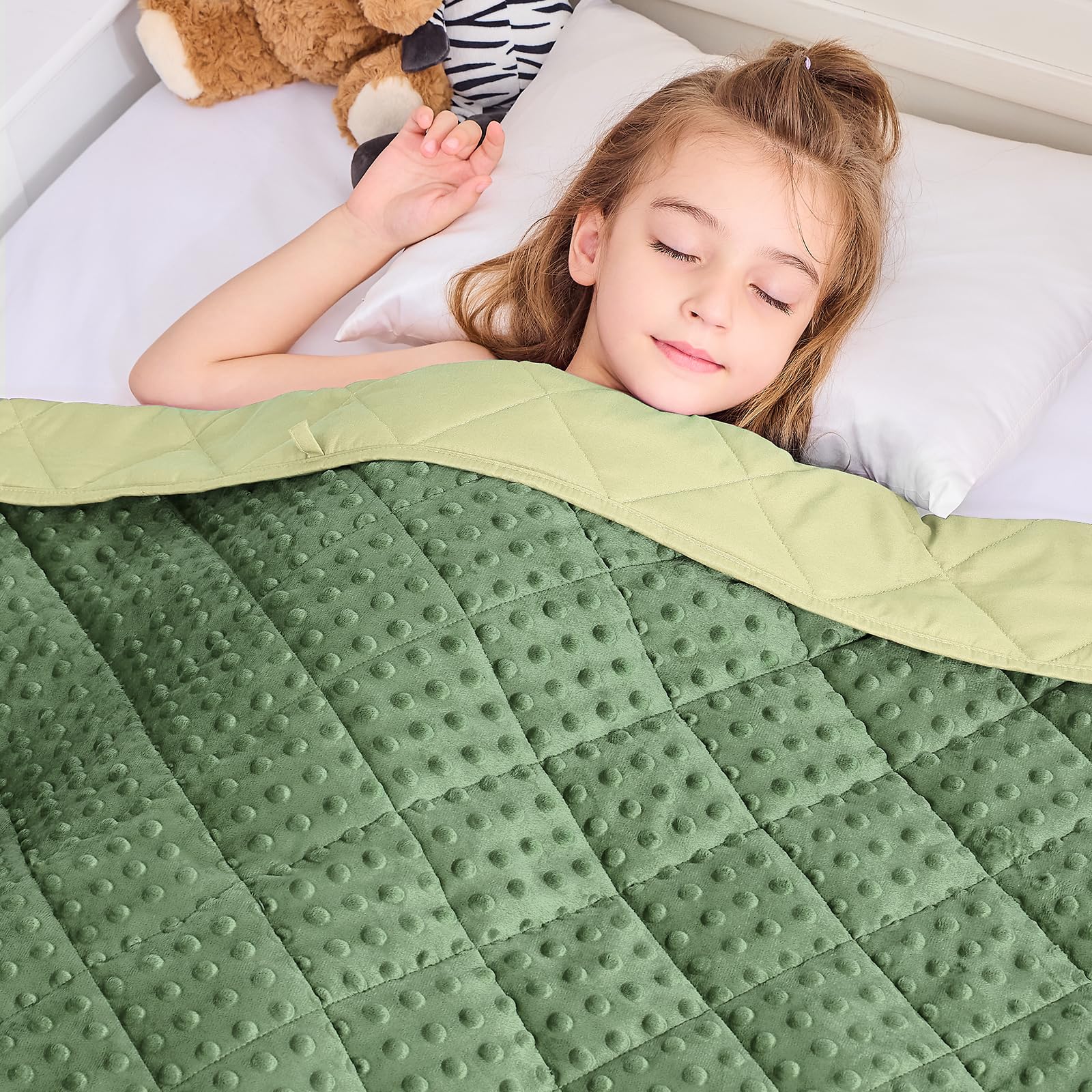 yescool Weighted Blanket Cooling Weighted Throw Blanket Minky Plush Heavy Blankets Microfiber Small Blankets Fleece Warm Weighted Comforter