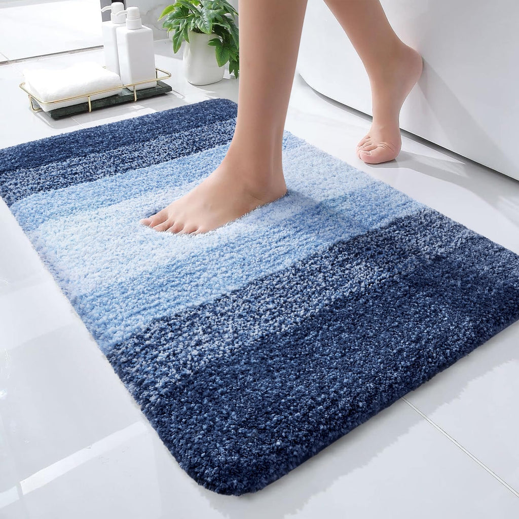 Plush Quick-Dry Absorbent Microfiber Bathroom Mat
