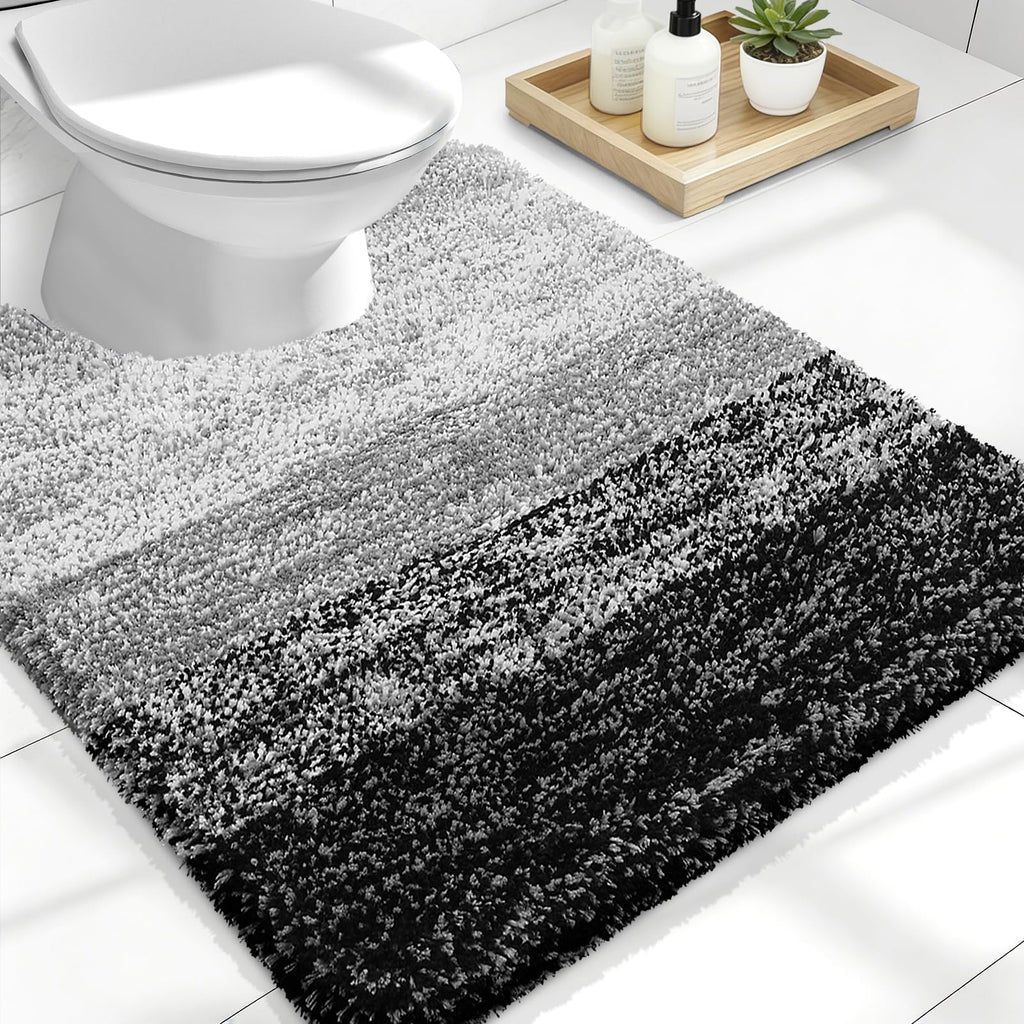 Plush Quick-Dry Absorbent Microfiber Bathroom Mat