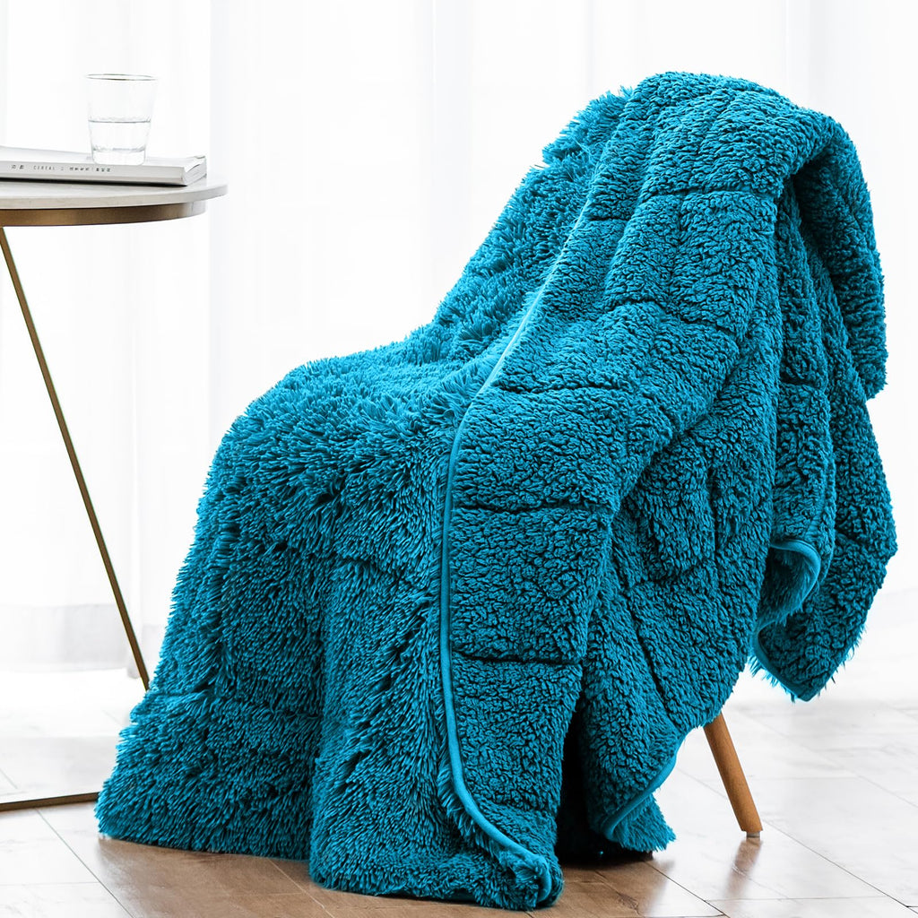 Wemore Shaggy Faux Fur Cozy Blanket
