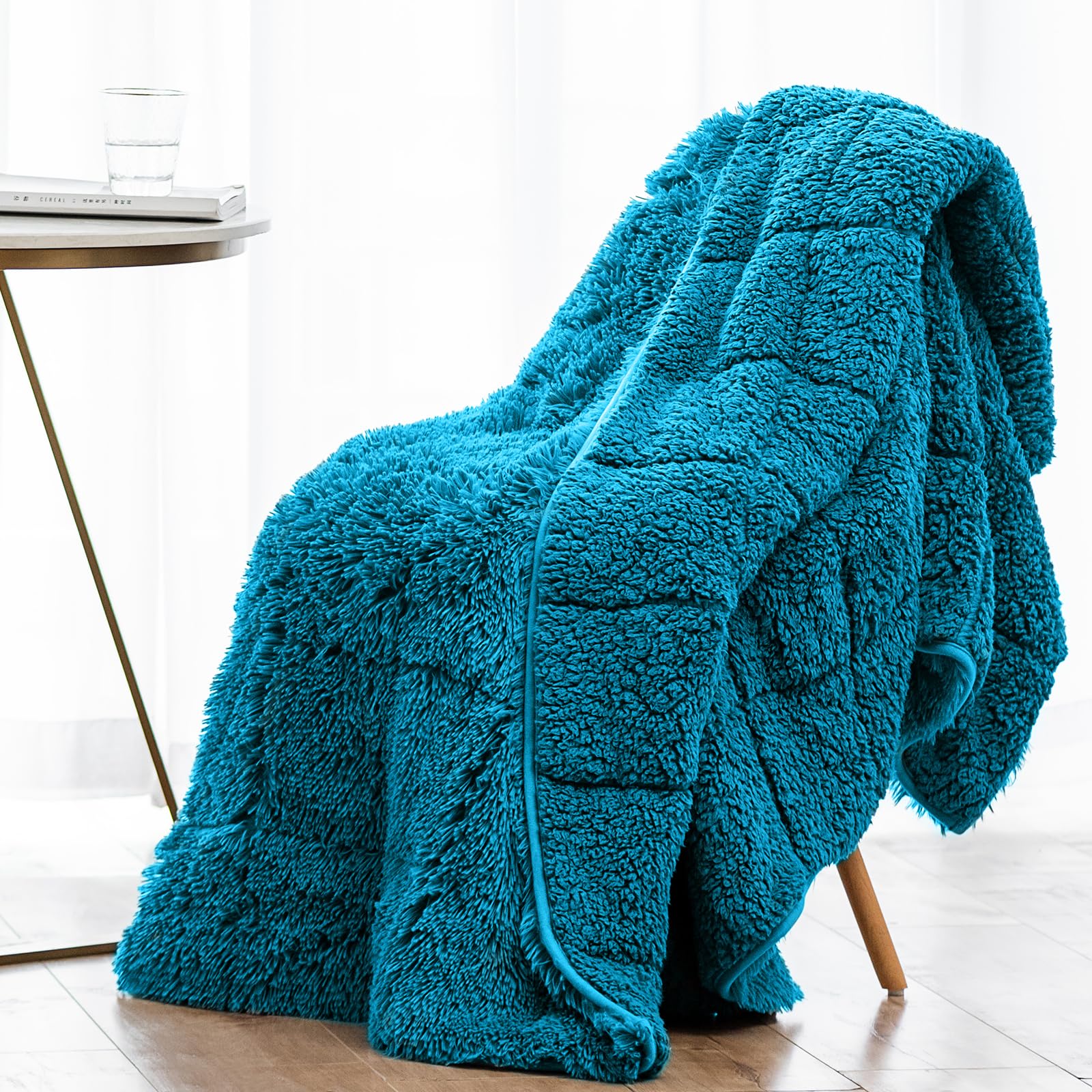 Wemore Shaggy Faux Fur Cozy Blanket