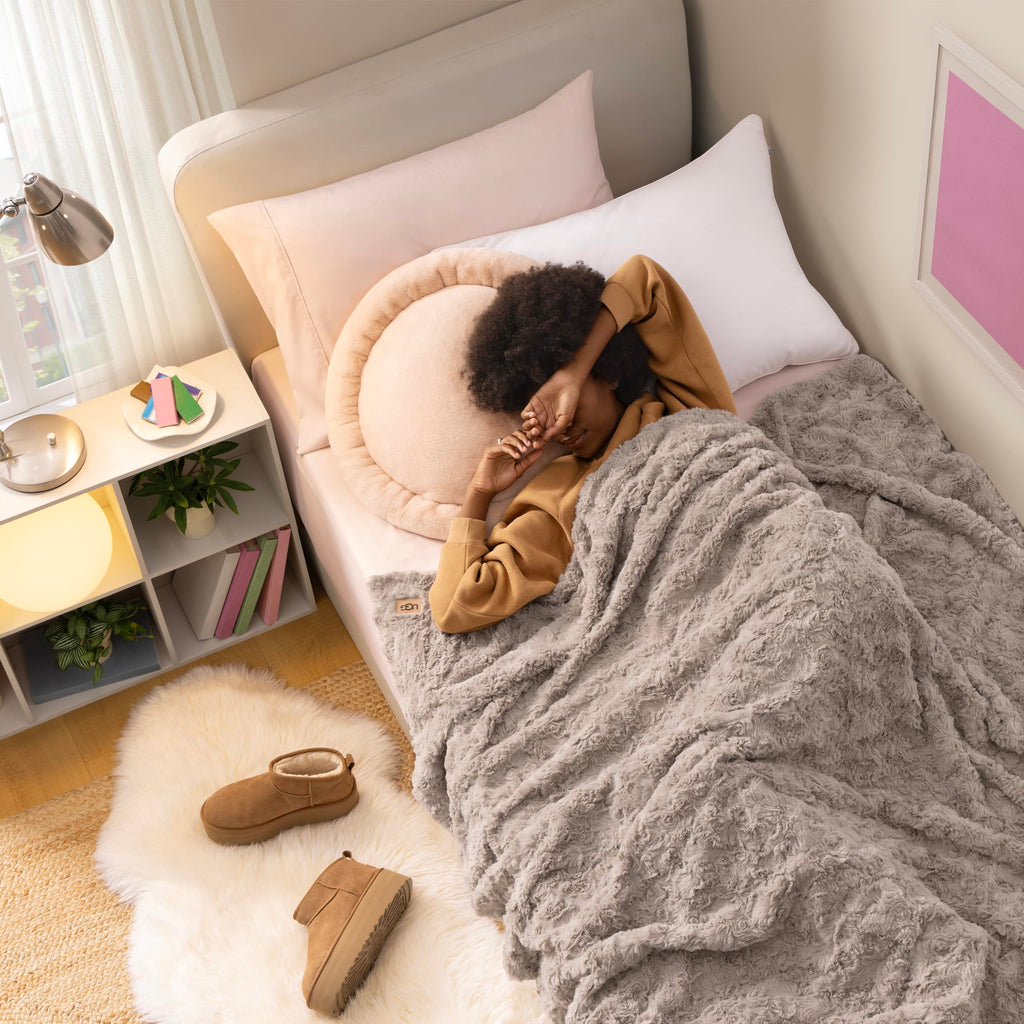 UGG Faux Fur Bed Blanket