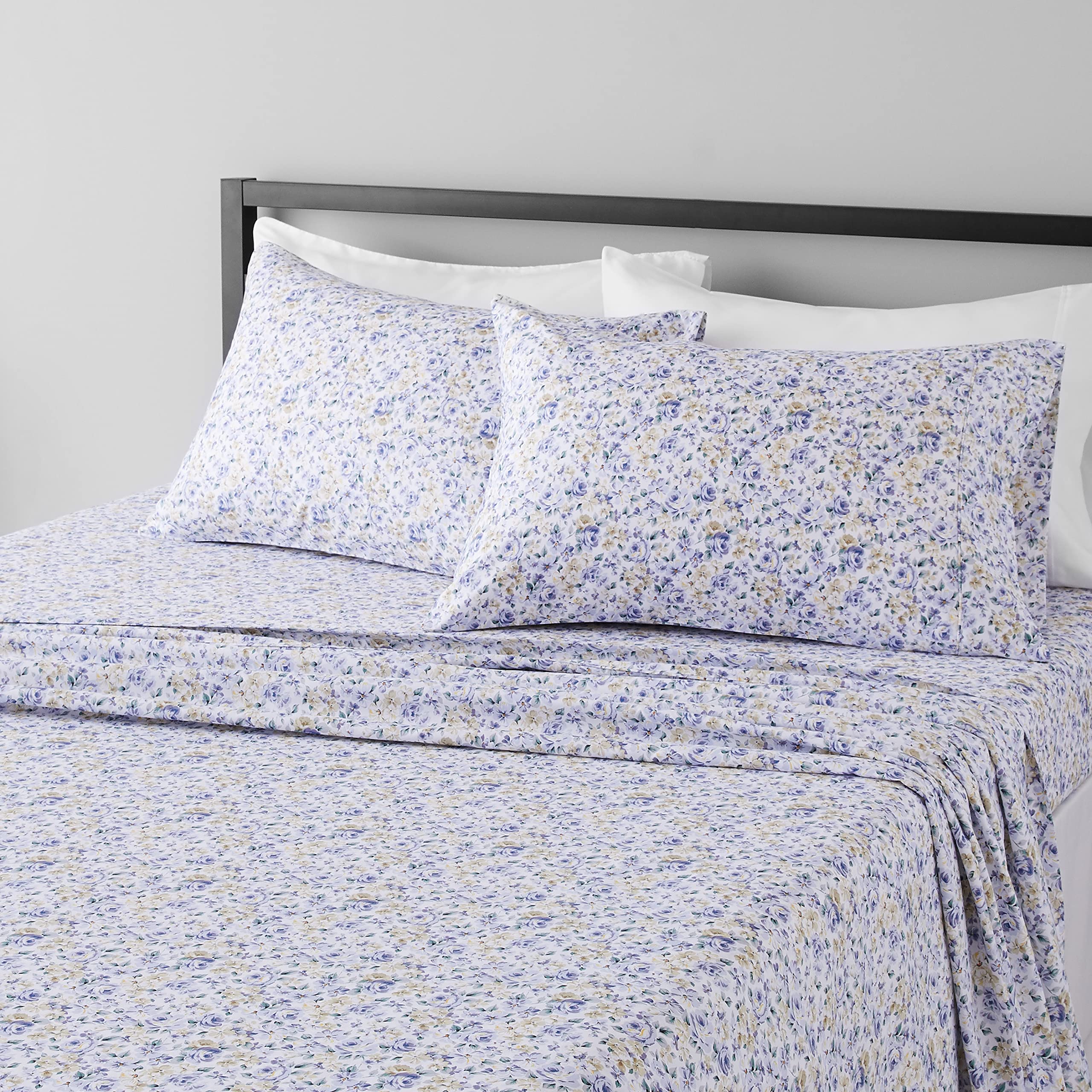Soft Microfiber Deep-Pocket Bed Sheet Set, 4 Pieces