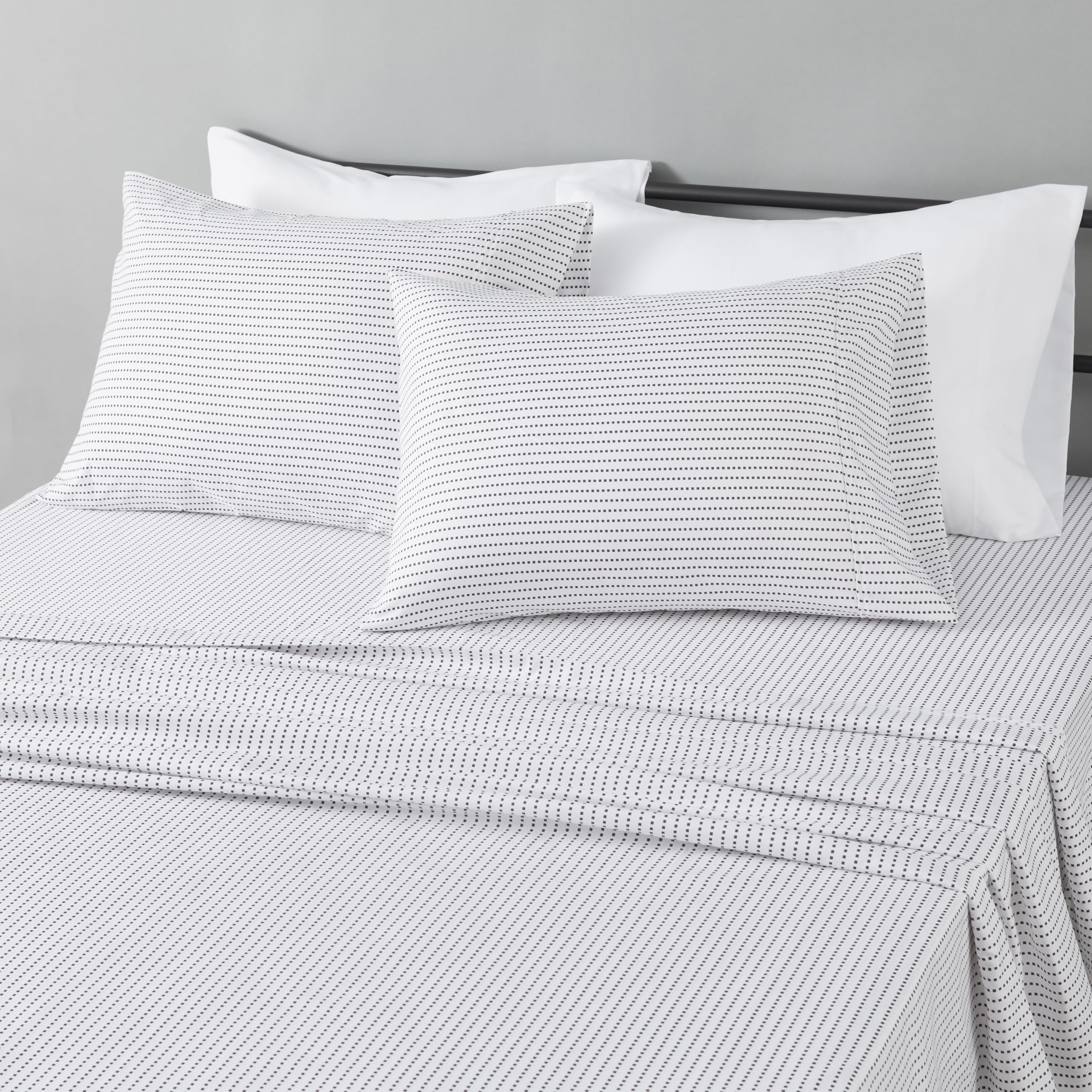 Soft Microfiber Deep-Pocket Bed Sheet Set, 4 Pieces