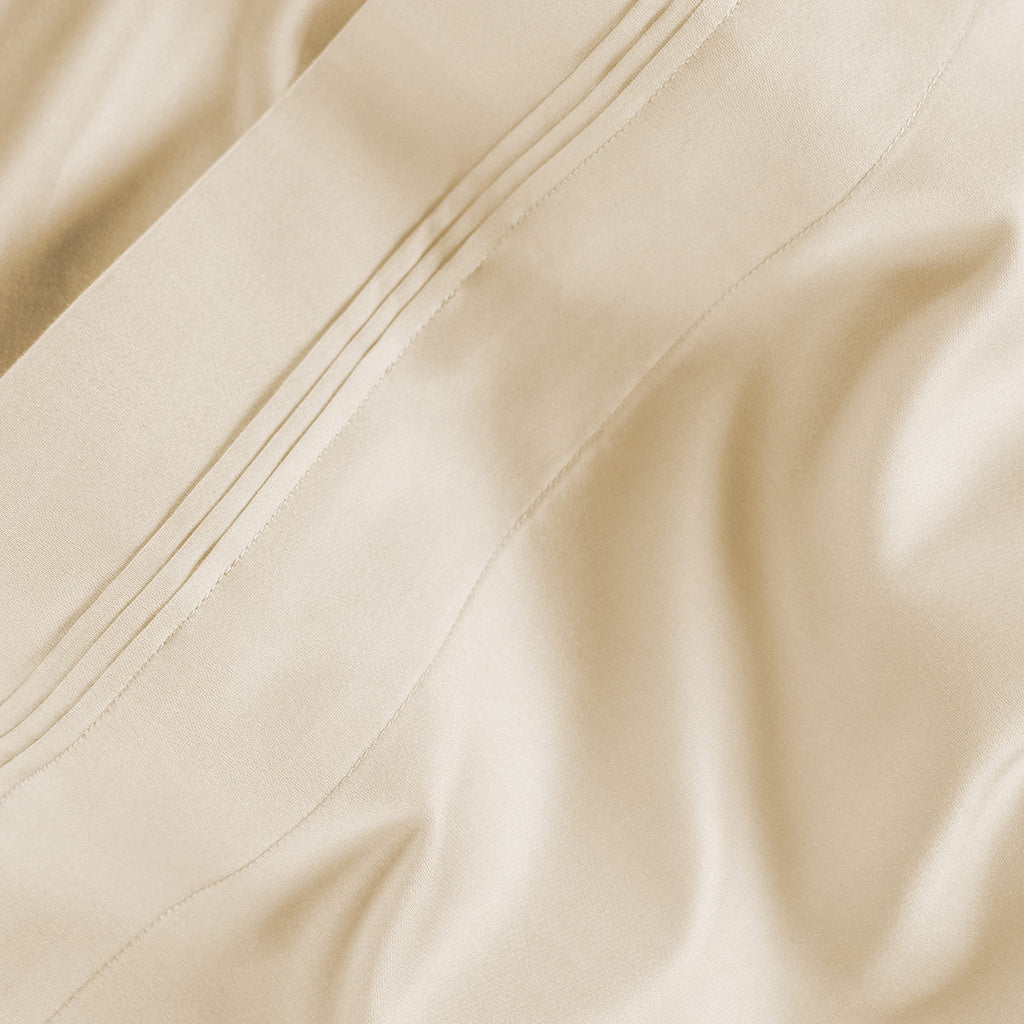 BLUENILEMILLS BNM Luxury Egyptian Cotton Bedsheet Set, 1500 Thread Count Bedding, Ultra Soft, Premium Quality, Wrinkle Free, Includes 1 Fitted Sheet, 2 Pillowcases, 1 Flat Sheet, Full, Ivory