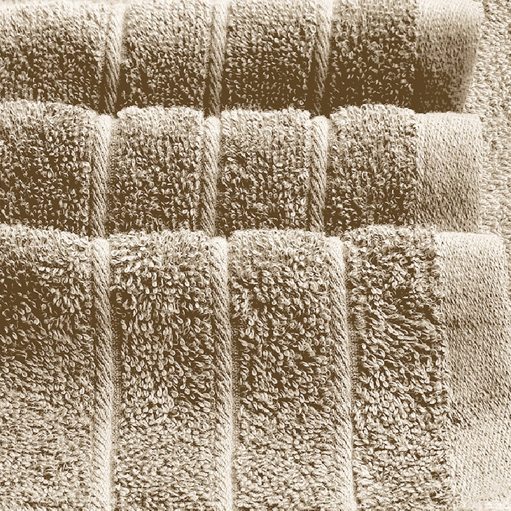 Lightweight Cotton Bathroom Towel Set, 8 Pieces
