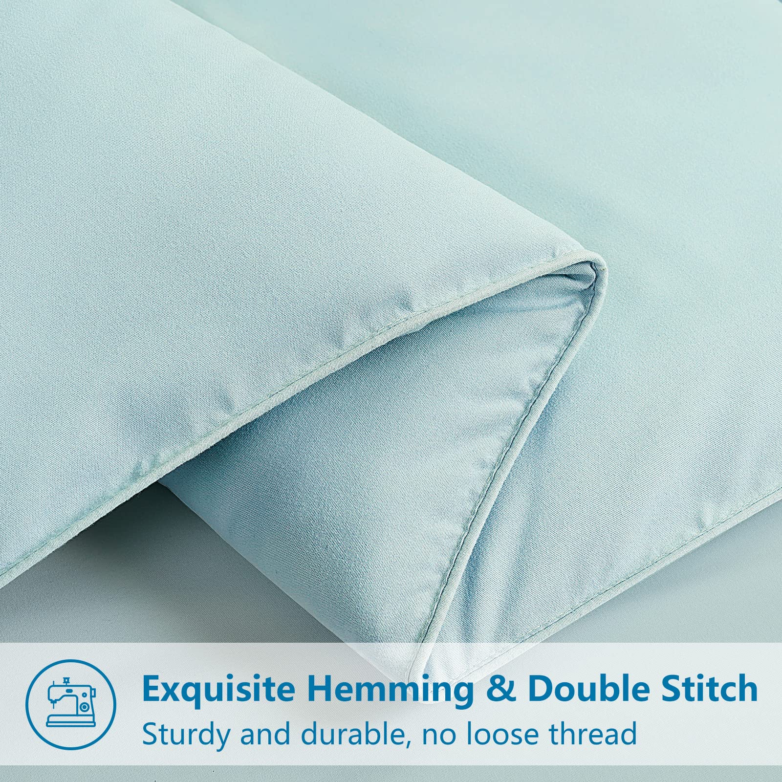 EASELAND Down Alternative Comforter - Quilted Duvet Insert for All Seasons, Soft Lightweight with Corner Tabs, Summer Winter Warm Bedding