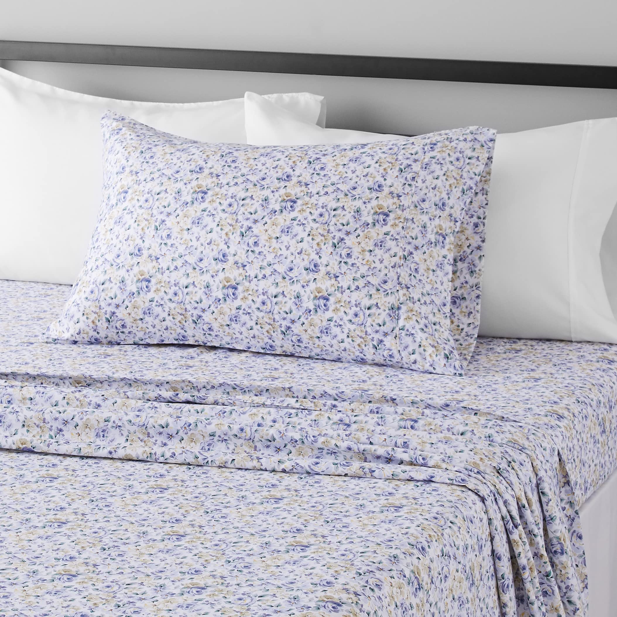 Soft Microfiber Deep-Pocket Bed Sheet Set, 4 Pieces